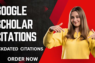 write article cite paper backdate references to increase google scholar citation