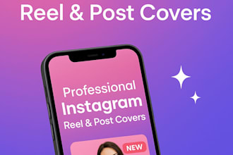 design eye catching instagram post and reel covers