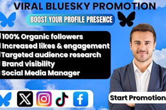 bluesky promotion, bluesky organic growth, bluesky marketing