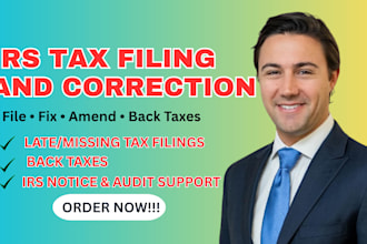 file and correct irs tax forms 1040, 1099, 1040x, form k1 1099 nec 1099 mis