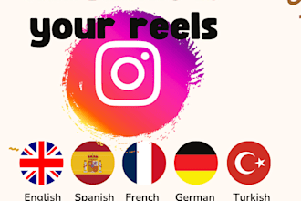 translate and add subtitle to your reels