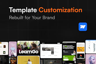 customize your webflow template with cms, SEO,  animations