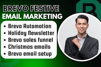 setup brevo christmas sales funnels, email automations, and holiday newsletters