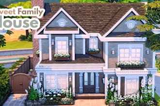 build your dream home or realistic modern house in sims 4 with custom designs