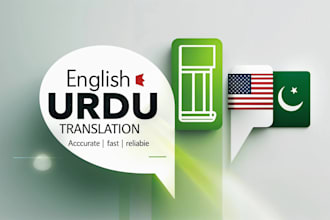 do english and urdu translation and urdu proofreading