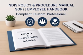 draft draft policy and procedure manual, home care ndis employee handbook, sops