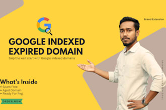 find niche relevant google indexed expired domains