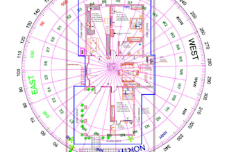 create vastu based drafting, house plan