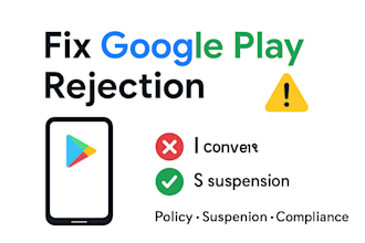 resolve app rejection and publish your app on google play store