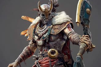 draw 2d game characters, and game art