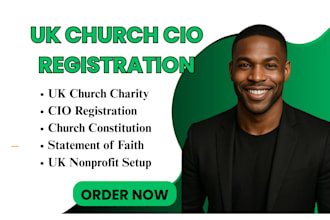 register your uk church as a cio with charity commission and statement of faith