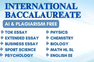 urgent help with ib extended essays, ia essay,hl,sl,ee