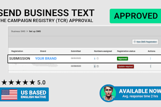 submit for your business SMS tcr approval