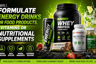 formulate energy drinks or food products, vitamins or nutritional supplements