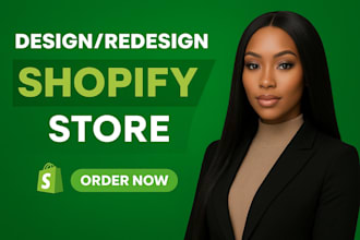 build and design a professional shopify store for your brand