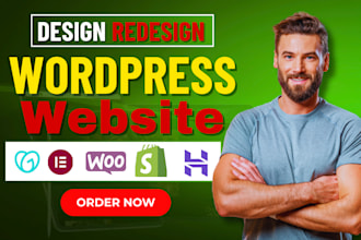 do wordpress website, namecheap, godaddy website,  hostinger website, ionos