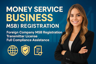 register money service business and money transmitter license