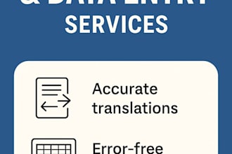 data entry and data cleaning