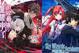 do webtoon anime manga shonen light novel cover art comic illustration designer