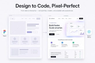 convert figma or adobe xd design to react, nextjs website with tailwind CSS