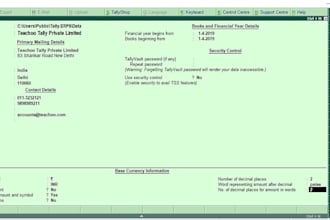 do tally data entry and ledger management