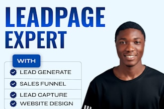 design a leadpages landing page lead generation and sales funnel leadpage