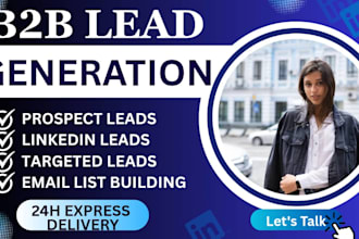 provide qualified b2b lead generation prospect email list for any industry