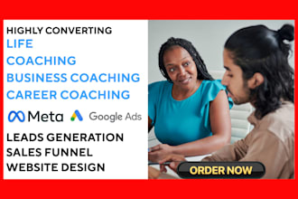 generate life coach leads business coach site mindset career coaching website