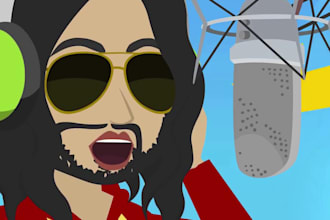 amazing glithchy and trippy lyric music video rap song lyrics video 2d animation