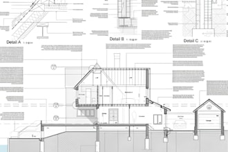 do uk building regulation planning detailed construction drawing