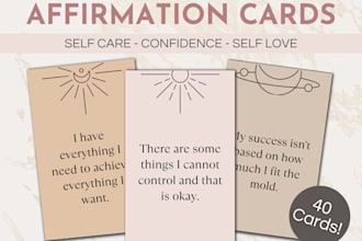 design unique affirmation cards tarot oracle prayer card decks spiritual card