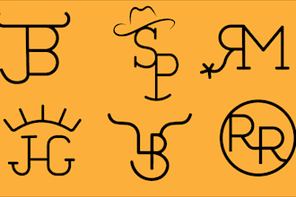 design a western, ranch and cattle brand style logo creation