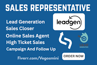 sale representative sale closer online sales agent sale pitch virtual assistant