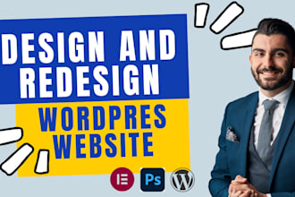 create, design, and re design your wordpress website with SEO