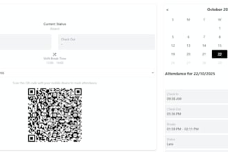 build a modern attendance system with qr, gps