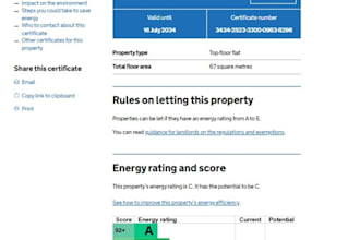 lodge epc of a domestic property without physical visit