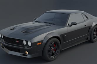 create 3d car models for games, 3d printing, and animations