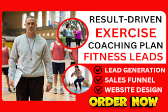 generate exercise routine nutrition leads wellness roadmap fitness guide website