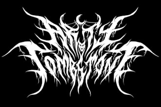 design a bold and iconic rock band logo