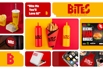 design restaurant logo, menu and complete branding