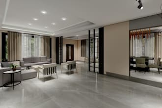 remodel 3d minimalist apartment,cgi furniture design,room layout,dwg plan render