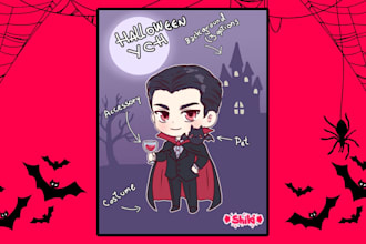 make a halloween chibi