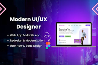 design figma websites UI UX mobile apps, landing pages
