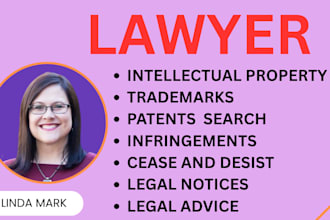 be intellectual property, trademark, patent and copyright infringement lawyer