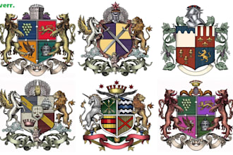 design a professional church seal logo or coat of arms crest