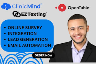 booksteam, clinicminds, opentable, and ez texting