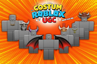 make roblox ugc accessories for you professionally