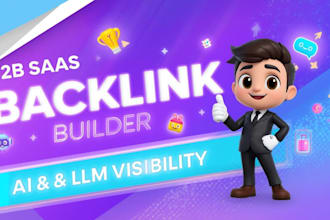 do ai SEO and link building for b2b saas software companies