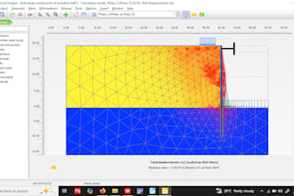 perform the analysis using plaxis 2d and 3d
