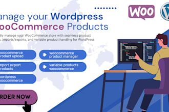 be your woocommerce product manager for upload and SEO setup